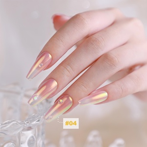 Polvo de Uñas Profesional de 9 Colores para Salón de Uñas, Polvo de Cromo <span class=keywords><strong>Aurora</strong></span> de Alta Pigmentación, Polvo de Cromo para Uñas - Product Image 5