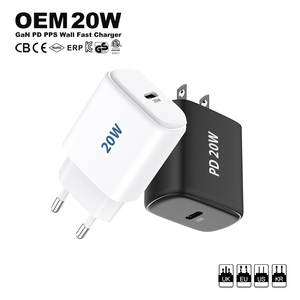 <span class=keywords><strong>Chargeur</strong></span> mural portable GaN USB-C pour téléphone portable, série PD 20W 25W 30W 45W 65W, charge rapide Type-C, directement de l'usine - Product Image 1