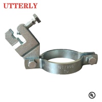 Serre-tube réglable en acier au carbone électrogalvanisé UTTERLY UTT20Q, taille 20 mm, capacité de charge 1000 kg, résistant à la corrosion, conforme CE