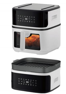 Freidora de Aire Digital Inteligente Moderna con Pantalla Táctil, Sin Aceite, de Una Sola Cesta, Capacidad de 6.1-8.0L, Eficiente Energéticamente para el Hogar - Product Image 1