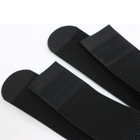 Sangles auto-adhésives à boucles élastiques double face (100% nylon) pour la fixation de supports médicaux et de protections de jambe en fitness