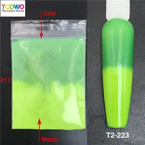 T1-107 Direkt ab Werk hochwertiges rosé-rot temperaturreaktives Farbwechsel thermisches Farbmittel Pulver thermochromes Pigment