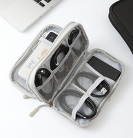 Organisateur de cordon à faible quantité minimale de commande sac organisateur de câble de voyage électronique accessoires de technologie de voyage étui organisateur de cordon