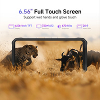 Computadora Industrial PDA Resistente de 6.56 Pulgadas, Helio G99, Android 14, Escáner de Código de Barras, IP68 Impermeable, para Gestión de Inventario