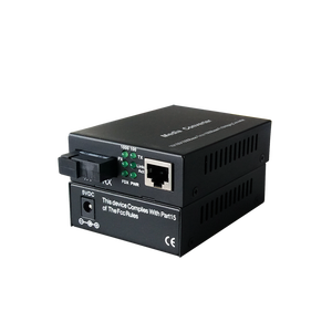 Convertidor de Medios de Fibra Óptica Gigabit de Venta Caliente 10/100/1000M A/B, Convertidor Óptico Monomodo 1550nm 20KM SFP - Product Image 3