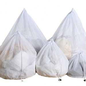 Venta Directa de Fábrica: Bolsa de Malla con Cordón de Poliéster Sostenible, Color Personalizado, para Ropa, Ropa Interior y Lavandería, Almacenamiento Eficiente - Product Image 1