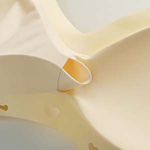 Soutien-gorge respirant confortable pour femmes motif solide Push-Up crochet fermeture sans fil réglable grande taille soutien-gorge - Product Image 2