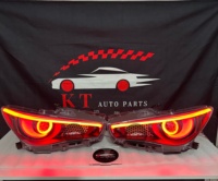 Phares de voiture RGB pour Infiniti Q50, phares LED en forme de lune, œil de démon, phares avant originaux modifiés
