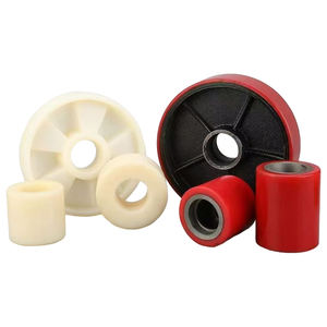 Ruedas de montacargas de 80x70mm, 180x50mm, ruedas de nailon, paletas manuales, ruedas de PU - Product Image 2