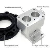 Pièces usinées CNC sur mesure en aluminium, acier inoxydable, laiton, prototypes, composants usinés de précision OEM, traitement de surface par anodisation