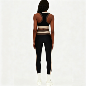 <span class=keywords><strong>Yoga</strong></span> Wear Sport Vêtements Ensemble Femmes <span class=keywords><strong>Junior</strong></span> Soutiens-Gorge Jogging Sportspants Slim Fit Leggings Contraste Conception <span class=keywords><strong>Yoga</strong></span> Ensemble - Product Image 4