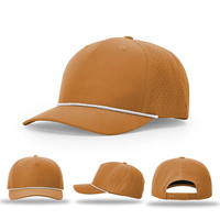 Nueva Tendencia, Gorra Richardson 355 Personalizada con Diseño Láser, Gorra de Rendimiento Ligera para Uso Diario y Golf, Gorra con Estructura en A