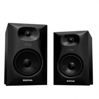 Moniteur de studio alimenté Midiplus MS6 V2 6 pouces, enceinte de référence active professionnelle avec woofer en fibre de carbone et stéréo sans fil TWS