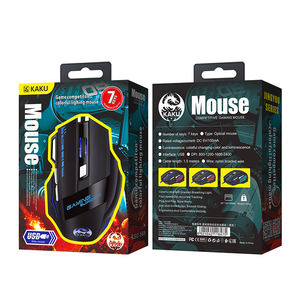 Ratón <span class=keywords><strong>Gamer</strong></span> KAKU 2400dpi 7 Teclas, Seguimiento Sensible, Alta Sensibilidad, RGB, Cableado, Luz Colorida, Ratón para Juegos de Computadora - Product Image 6