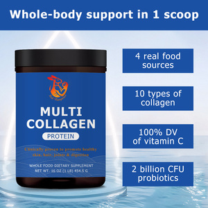 Customized Multi Collagen Peptides <b>Protein</b> Powder with Vitamin C 2 billion CFU Probiotics Supports Healthy Hair Joints Skin Gut - Product Image 4