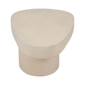 Tavolino da Caffè Ovale Minimalista in Legno di Mango, Arredamento Moderno per Soggiorno, Uso Interno ed Esterno - Product Image 3