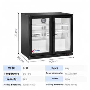 Mini-réfrigérateur commercial Monster Energy 2026 le plus vendu pour boissons énergisantes, porte vitrée avec logo LED, refroidissement <span class=keywords><strong>professionnel</strong></span> - Product Image 5