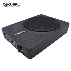 Subwoofer actif miniature KUERL 10 pouces 12V ultra-plat pour voiture avec amplificateur pour utilisation en véhicule - Product Image 1