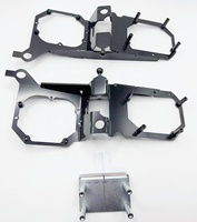 Autres accessoires d'éclairage automobile : Kit de support de module de cadre d'adaptateur de projecteur matriciel pour BMW X5 X6 2023-2024, 4 supports de lentilles de projecteur
