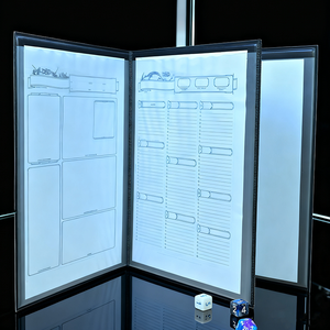 Pantalla de Cuero Personalizable con Impresión Completa para <span class=keywords><strong>Dungeon</strong></span> and Dragons, MOQ Pequeño, para Juegos de Rol - Product Image 2