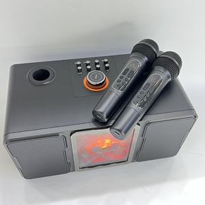 Lámpara Retro SP600 <span class=keywords><strong>con</strong></span> Llama, Altavoz Inalámbrico Bluetooth <span class=keywords><strong>con</strong></span> Dos Micrófonos, Máquina de <span class=keywords><strong>Karaoke</strong></span>, Portátil <span class=keywords><strong>para</strong></span> Casa, <span class=keywords><strong>TV</strong></span> y Exteriores - Product Image 2