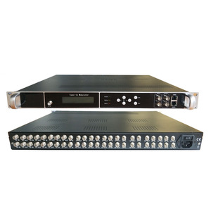 ตัวแปลงสัญญาณ WEB Management 8/12/16/20/24 ช่องสัญญาณ FTA Tuner เป็น RF Transmodulator DVB-S2 เป็น DVB-T Remodulator - Product Image 1