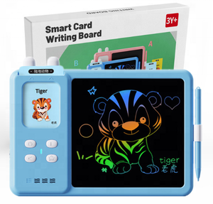 Nouveaux jouets pour enfants 2026, tablette électronique à écran LCD <span class=keywords><strong>magique</strong></span>, tablettes d'écriture pour enfants, tablettes éducatives pour enfants, cartes flash parlantes <span class=keywords><strong>2</strong></span> en 1 - Product Image 1
