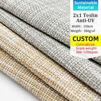 STARUNK Mesh de Teslin 550GSM résistant au soleil et à l'eau pour chaise de plage intérieure et extérieure Tissu en maille PVC imperméable