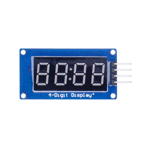 TM1637 4-digit <b>digital</b> display module with adjustable <b>LED</b> brightness and <b>clock</b> point block - Product Image 2