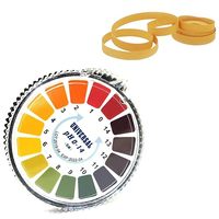 Rouleaux de 5 m de bandelettes universelles 0-14 pH pour papier de test pour l'analyse en laboratoire de l'eau, des cosmétiques, des jus et des urines