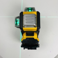 Niveau laser professionnel 089LG 360° à faisceau vert auto-nivelant avec alarme pour la construction et le carrelage