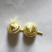 Rivet de capuchon de champignon en métal en laiton de 15mm avec logo personnalisé pour casquette de baseball Boutons supérieurs Placage Technique Style de tige