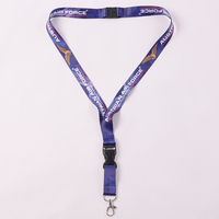 Cordón de Poliéster Azul Económico de Cualquier Tamaño, Llavero, Herramienta para el Cuello, Muestra Gratuita, Impresión por Sublimación, Gancho de Seguridad Personalizado, Ecológico