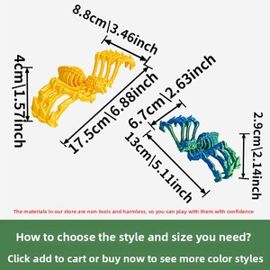 Jouet Araignée Imprimé en 3D Entièrement Articulé, Modèle Animal Réaliste à Articulations Flexibles, Jouet Anti-Stress Imprimé sur Site - Product Image 2