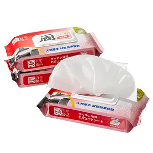 30pcs Disposable Non-woven Kitchen Wipes Household Powerful Cleaning Artifact Kitchen Wipes Strong Oil Removal Kitchen Wet Wipes