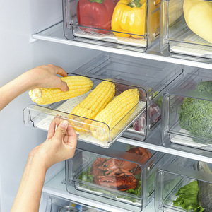Boîtes de rangement pour réfrigérateur Deminhui, en plastique PET de qualité alimentaire avec couvercles, pour l'organisation du réfrigérateur - Product Image 3