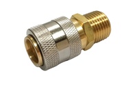 Raccord rapide femelle pneumatique en laiton, norme japonaise 1/4, haute température (-20~200°C), pour outils pneumatiques, prix usine, OEM