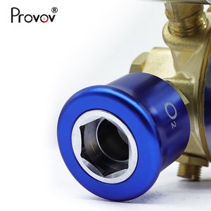 Konektor outlet <span class=keywords><strong>Gas</strong></span> standar Jerman kustom 2.5*25MPa Regulator tekanan oksigen medis untuk mesin anestesi - Product Image 5