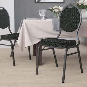 Juego de Muebles de Hotel de Lujo Personalizados de Fábrica, Sillas y <span class=keywords><strong>Mesas</strong></span> de Banquete Apilables con Estructura Metálica <span class=keywords><strong>para</strong></span> Eventos de Restaurantes y Bodas - Product Image 2