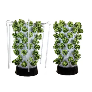 Vertical Grow Tower Strawberry Hydroponic Tower Garden Vertical Hydroponics Growing System