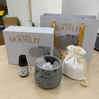 Difusor de Aroma de Piedra de Cristal Ambientador OEM Ecológico con Aceite Esencial Natural, Botella de Piedra Perfumada, Regalo de Lujo para el Hogar 15ml