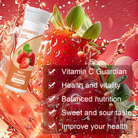 Comprimés effervescents multivitaminés à la vitamine C et au zinc, aux saveurs variées, pour renforcer le système immunitaire, blanchir et embellir la peau.