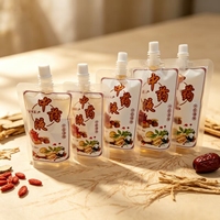 Emballage personnalisé en sachet souple avec bec verseur, imprimé en héliogravure, recyclable, réutilisable et résistant à l'humidité, pour aliments pour bébés, lait, yaourt, boissons, purée