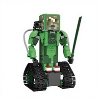 Mi Mundo, Robot de Plástico ABS Programable 5 en 1 con Doble Control, Juguete Educativo STEM de Construcción, para Edades de 7+ Años, Unisex