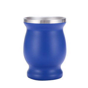 GZYSL — tasse à thé en acier inoxydable, RTS 8 oz, type caleçon tibétain, avec double paroi, isolation thermique, avec paille à cuillère Bombilla - Product Image 4