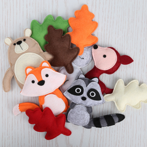 <strong>Felt</strong> Woodland <strong>Animals</strong> Stuffed <strong>Felt</strong> <strong>Animal</strong> Ornaments for Baby Toy Room Decoration - Product Image 3