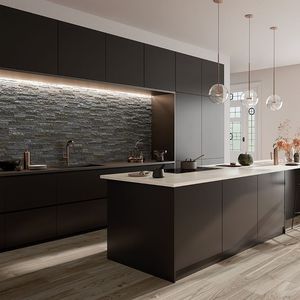Meubles de <span class=keywords><strong>cuisine</strong></span> haut de gamme, design moderne, configuration modulaire, ensembles de meubles de <span class=keywords><strong>cuisine</strong></span> complets luxueusement personnalisés - Product Image 3