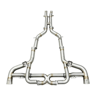 Pipa Knalpot Catback High Flow SD untuk Mercedes-Benz AMG GT/GT S C190 4.0T 2014-2024 Knalpot Performa Cat-back dengan Katup OEM