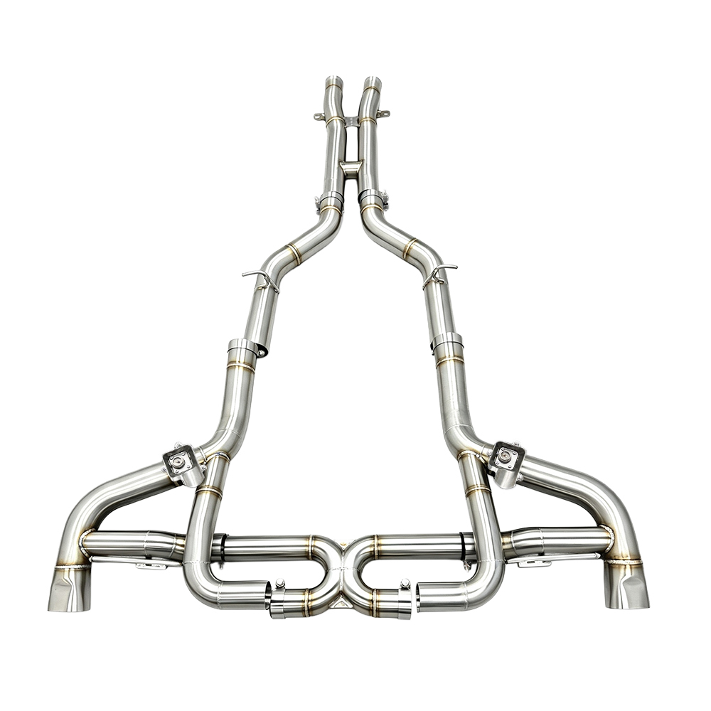 VantaFlow High Flow Catback Exhaust Pipes for Mercedes-Benz AMG GT/GT S C190 4.0T 2014-2024 Performance Exhaust Cat-back with OEM Valve