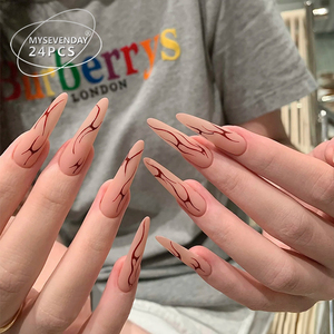 20 Designs Différents en Stock Sélection Variée de <span class=keywords><strong>Faux</strong></span> <span class=keywords><strong>Ongles</strong></span> Press-on en ABS à Bas Prix <span class=keywords><strong>Ongles</strong></span> Artificiels <span class=keywords><strong>Pas</strong></span> Chers - Product Image 6
